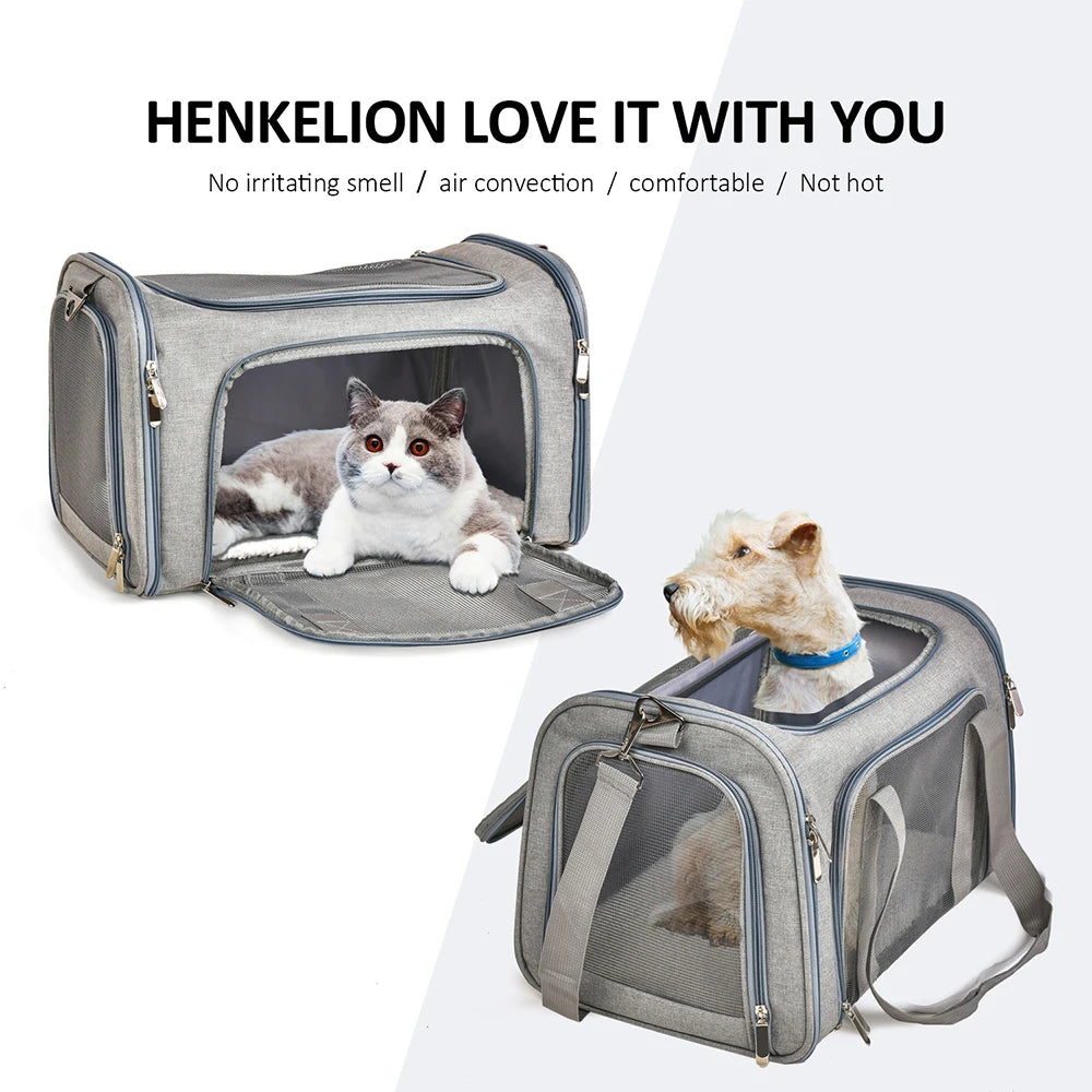 Dog/Cat Carrier Bag Backpack- Airline Approved