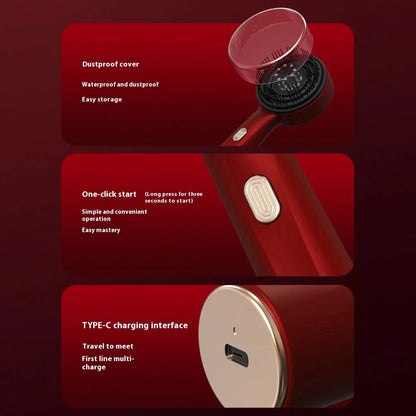 Red Light Therapy Massage Comb with Oil Dispenser