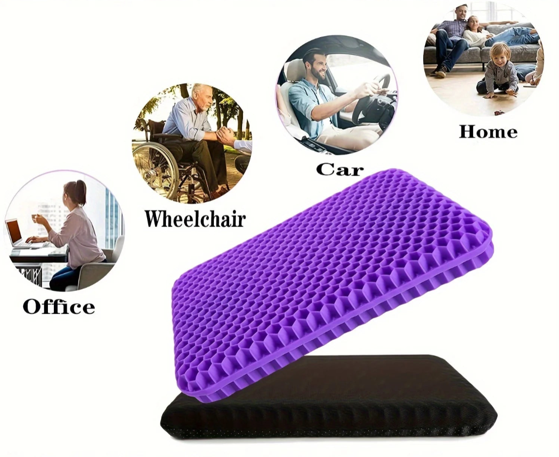 Honeycomb Gel Seat Cushion for Pressure Relief