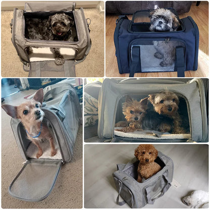 Dog/Cat Carrier Bag Backpack- Airline Approved