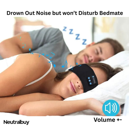 Wireless Bluetooth Sleep Headband with Mask