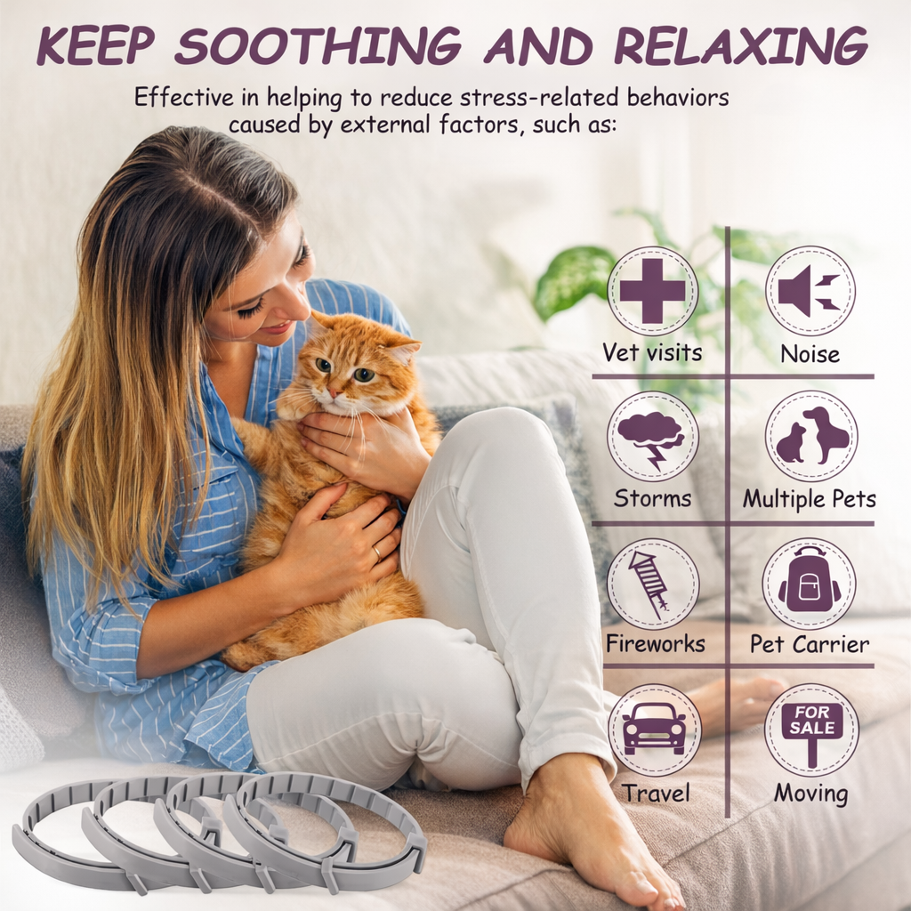 Anxiety Relief Collars for Dogs & Cats